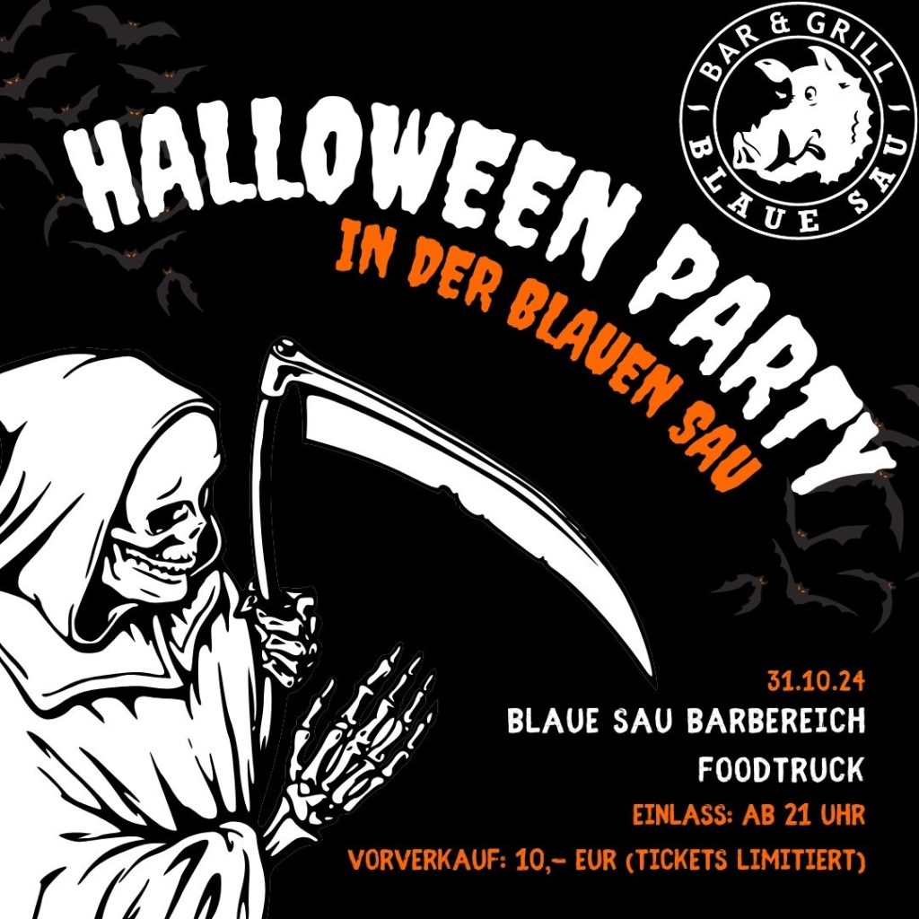 Halloween Party in der Blauen Sau